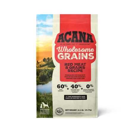 ACANA Wholesome Grains Red Meat Recipe Dry Dog Food