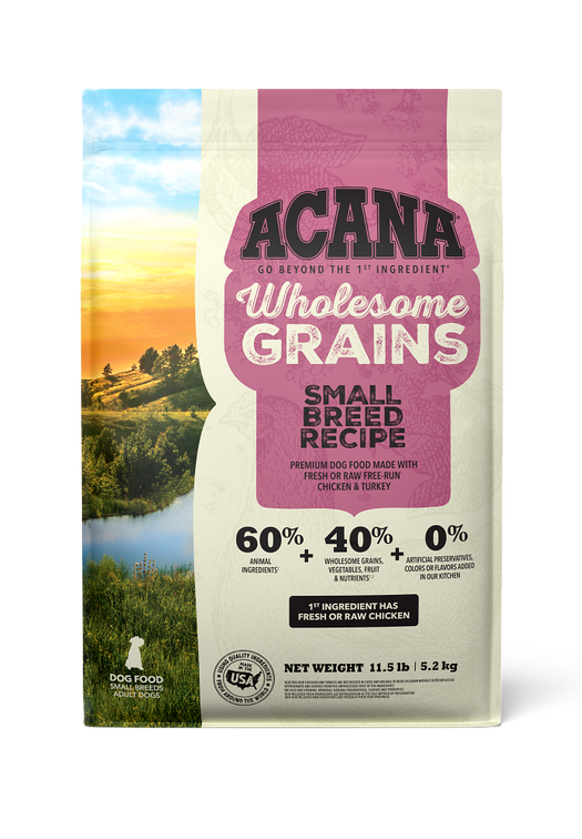 ACANA Wholesome Grains Small Breed Recipe Dry Dog Food