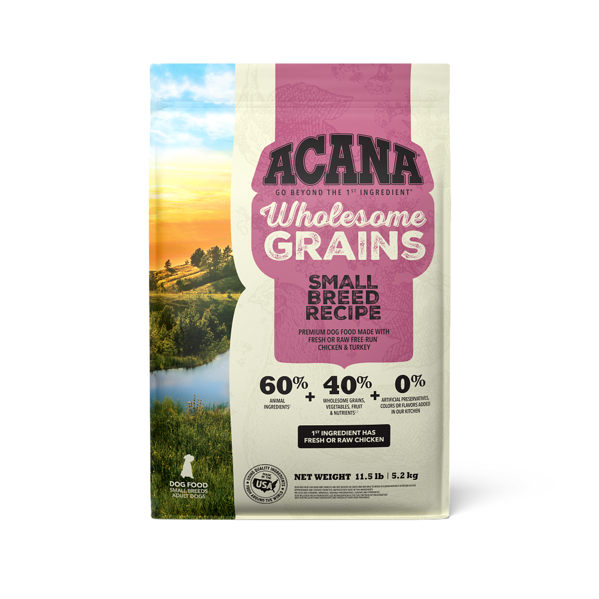 ACANA Wholesome Grains Small Breed Recipe Dry Dog Food