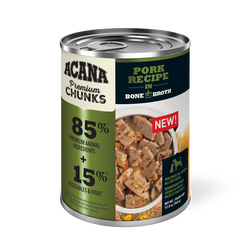 ACANA Premium Chunks Pork Recipe in Bone Broth Wet Dog Food