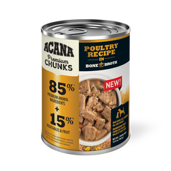 ACANA Premium Chunks Poultry Recipe in Bone Broth Wet Dog Food