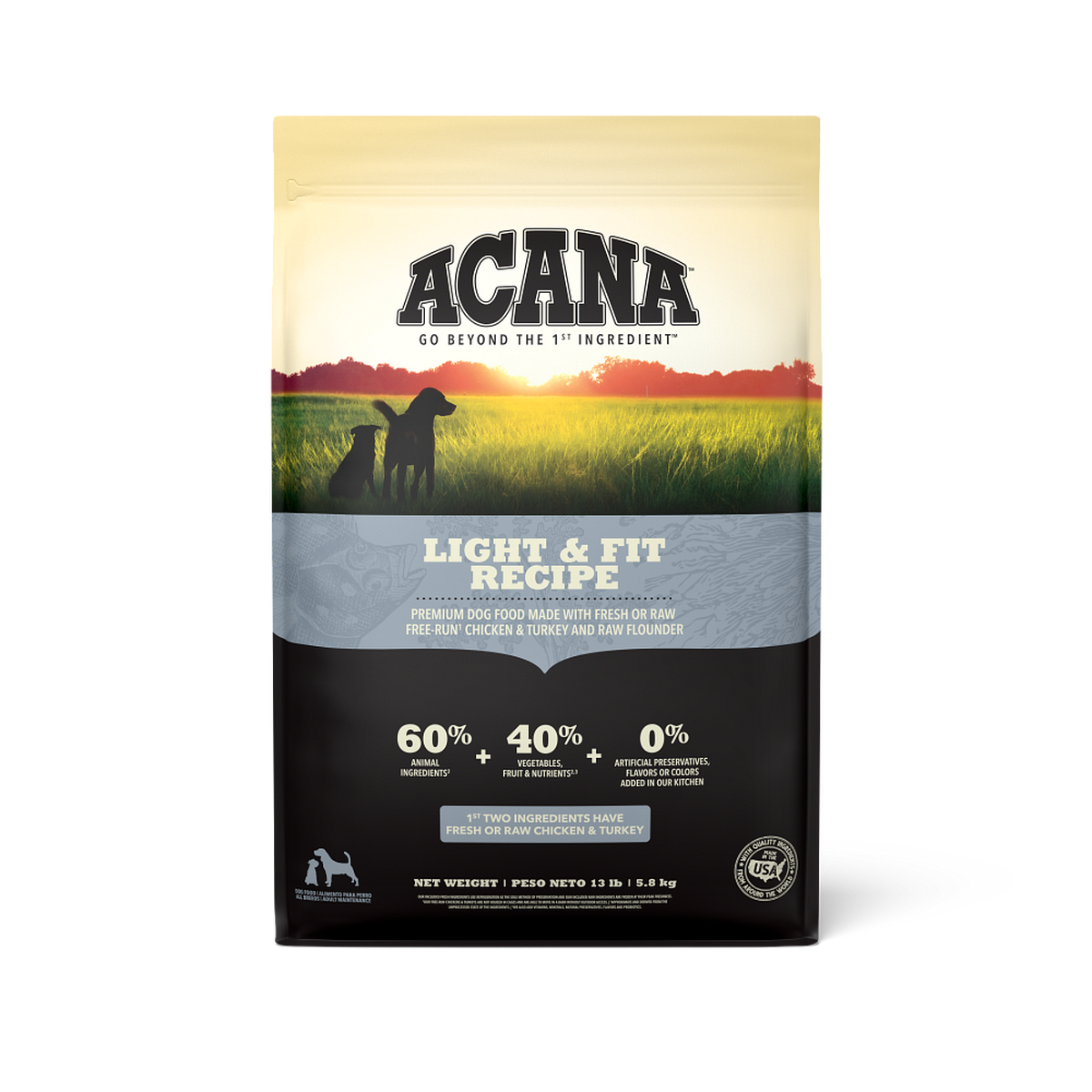 ACANA Adult Dry Dog Food Light & Fit Recipe