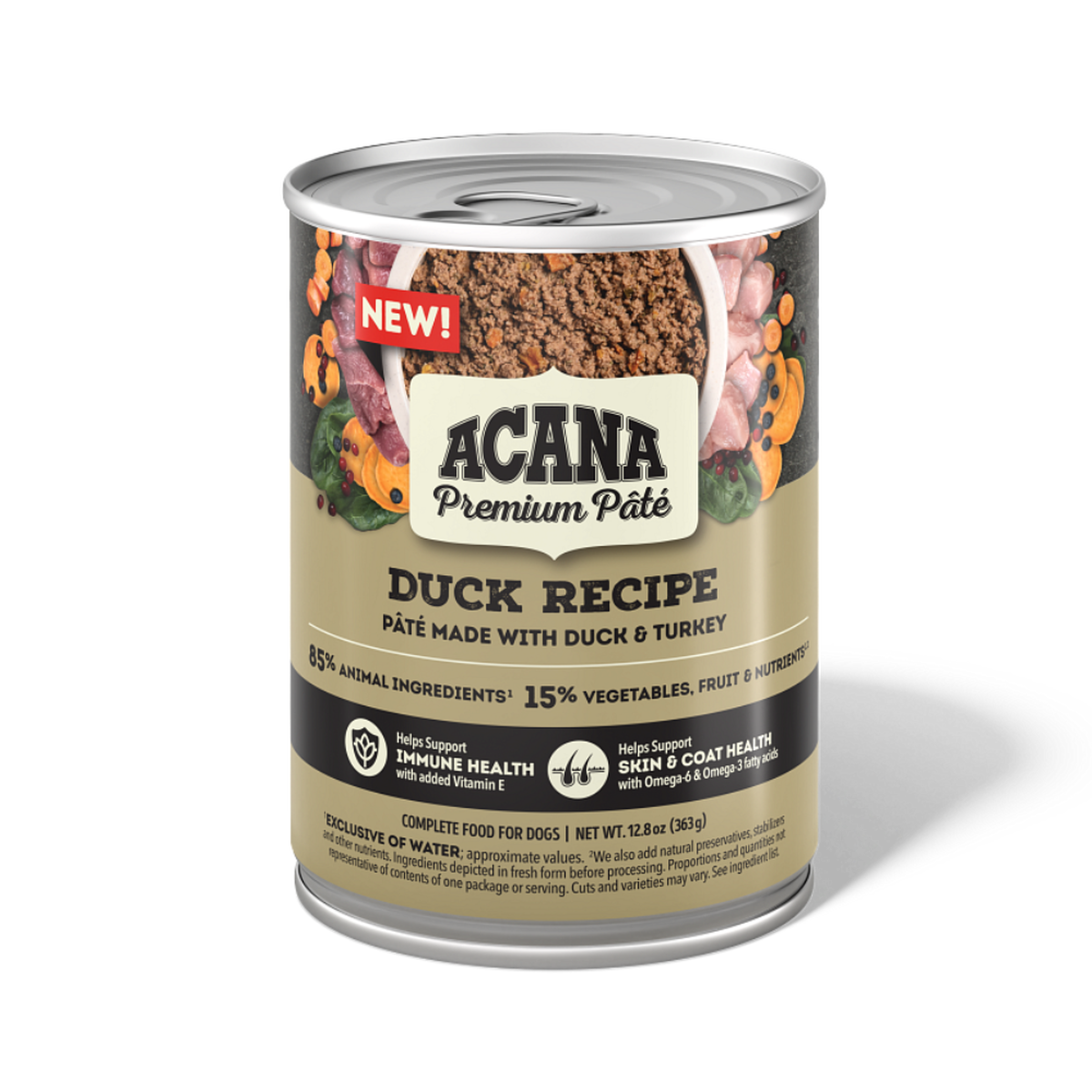 Acana Premium Pate Duck Recipe Wet Dog Food