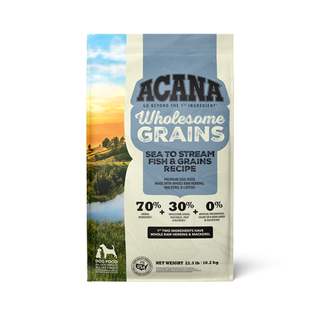 ACANA Wholesome Grains Sea to Stream Fish & Grains Recipe Dry Dog Food