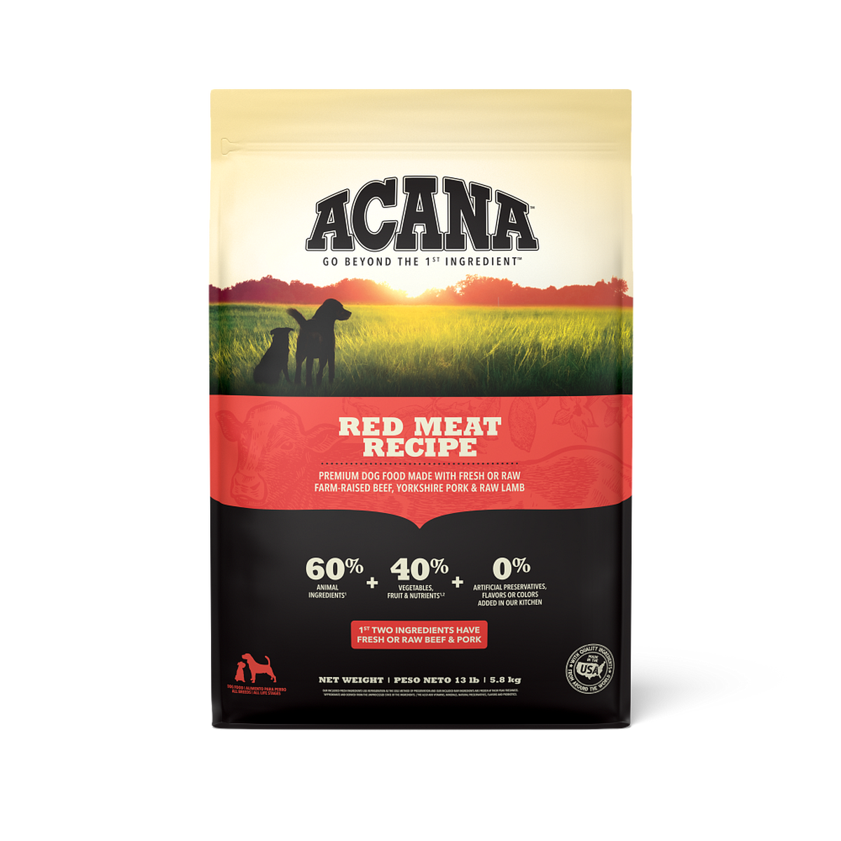 ACANA Red Meat Recipe Grain-Free Dry Dog Food