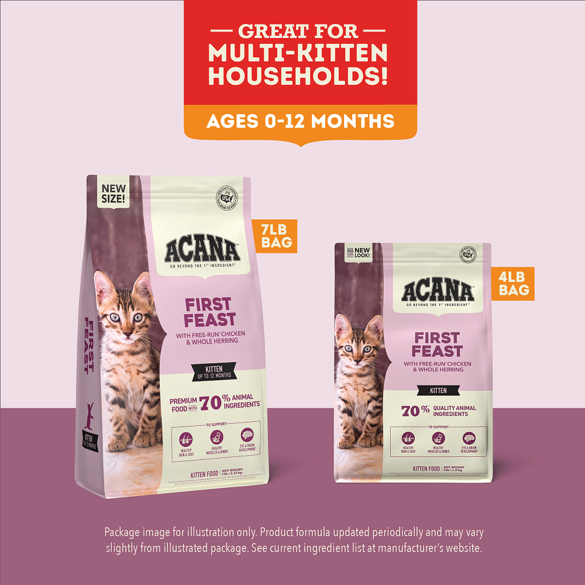 ACANA First Feast Kitten Dry Cat Food