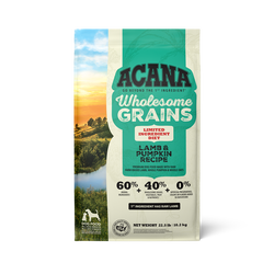 ACANA Wholesome Grains Limited Ingredient Diet Lamb & Pumpkin Recipe Dog Food