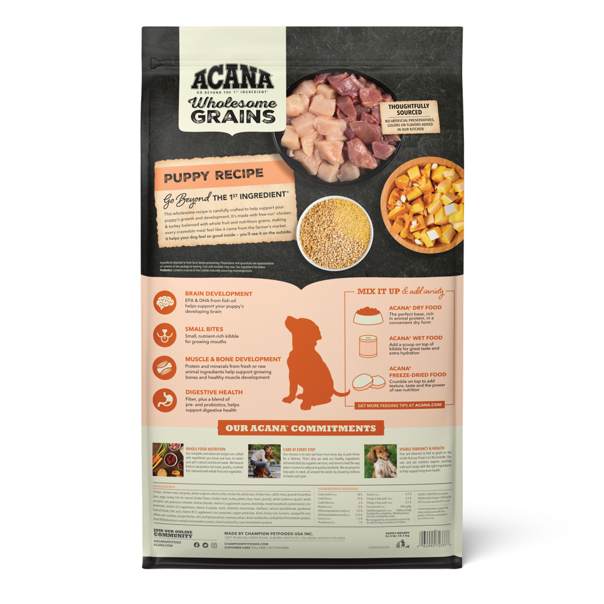 ACANA Wholesome Grains Puppy Recipe