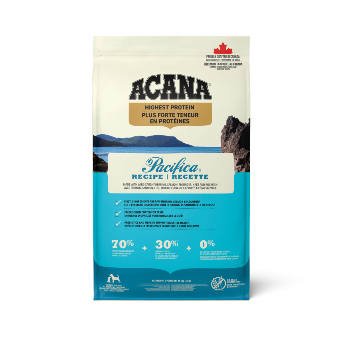 Highest Protein Pacifica® Dry Dog Food ACANA® Canada