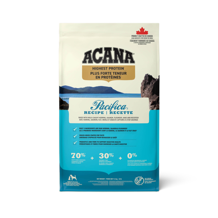 Highest Protein Pacifica® Dry Dog Food ACANA® Canada