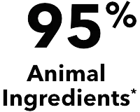 95% Animal Ingredients
