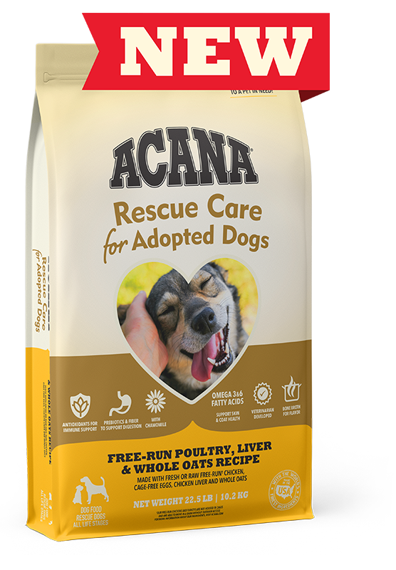 ACANA Rescue Care For Adopted Dogs Free-Run Poultry, Liver, & Whole Oats Recipe Dry Dog Food