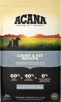 aca dog light&fit 25lb