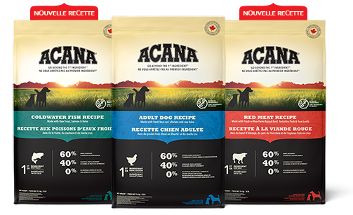 Gamme de sacs pour chiens ACANA – Mobile