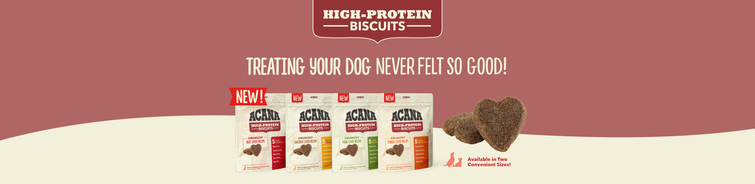 High protein biscuits